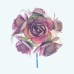 3" Diameter Paper Flower 6X12 | Mauve 3" Diameter Paper Flower 6X12 | Mauve